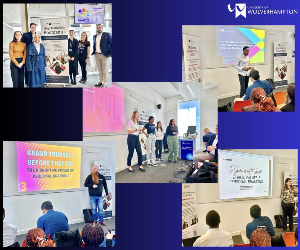 A great way to conclude our #WLVmarketingbootcamp sessions 2023 and Semester 2 with #Megamarketingevent 2023 😊 at <a href="/WlvBusiness/">University of Wolverhampton Business School</a> <a href="/wlv_uni/">University of Wolverhampton</a>.
 Excellent sessions by #marketing experts 👏🏼 … A Large turnout ☺️