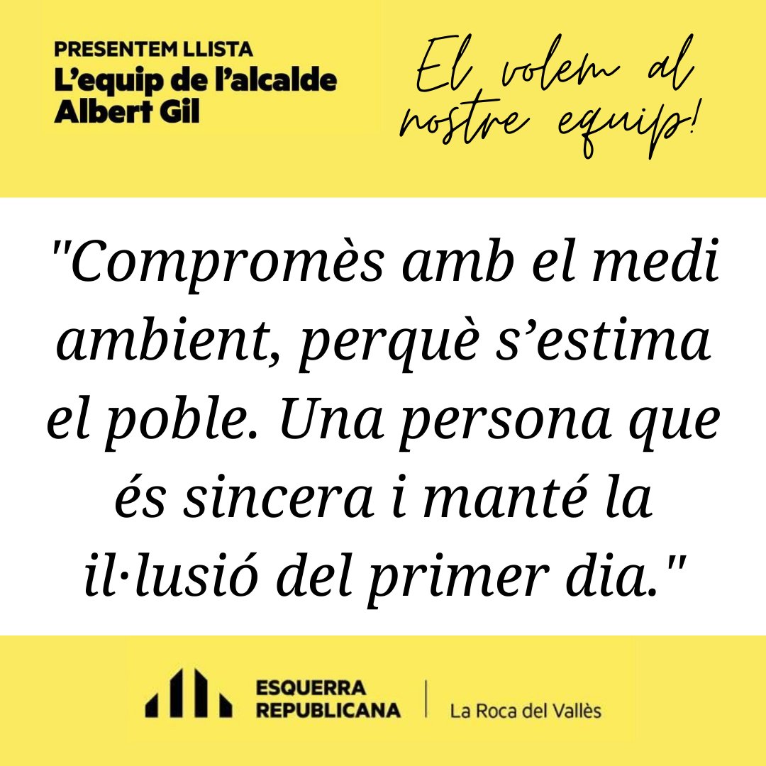 ERC La Roca del Vallès tweet media