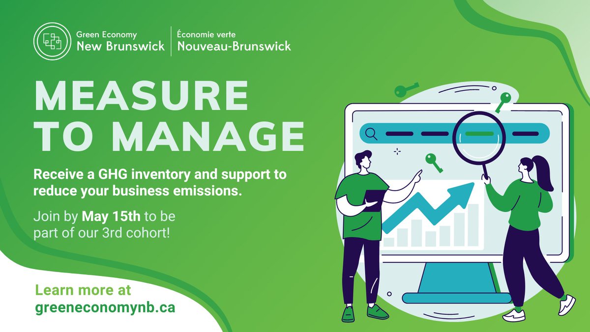 BioNB (@biosciencenb) on Twitter photo Looking to reduce your organizationâs greenhouse gas emissions but donât know where to start? Join <a href="/GreenEconomyNB/">Green Economy New Brunswick</a> to receive your operational #GHG inventory and obtain support to identify and implement actions to reduce your carbon footprint.
Join todayâĄïž bit.ly/3AKyO1j Looking to reduce your organizationâs greenhouse gas emissions but donât know where to start? Join <a href="/GreenEconomyNB/">Green Economy New Brunswick</a> to receive your operational #GHG inventory and obtain support to identify and implement actions to reduce your carbon footprint.
Join todayâĄïž bit.ly/3AKyO1j