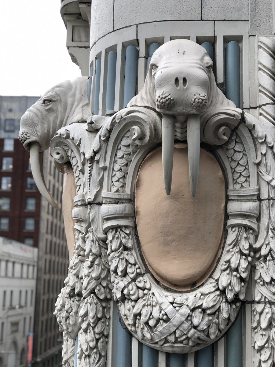 aptpreservation's tweet photo. On April 22, the #APTI Board met in #Seattle, where we will have our next conference. We had lunch at the University of Washington's Shell House and stayed at the historical Arctic Club Hotel, which has a façade featuring terracotta walruses.
#APTPreservation #APTSeattle2023 https://t.co/clR1K8VvhW