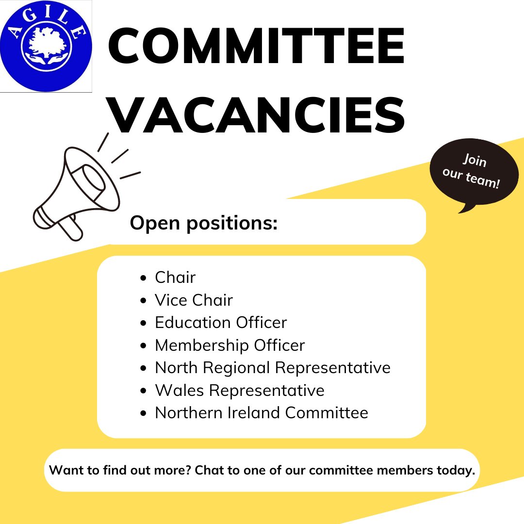 ClaireOCPhysio's tweet photo. Interested in joining the @AGILECSP committee? Come and join our fantastic team!

Get in touch if you are interested.

Attending the conference? Come chat to us to find out more!

#AGILEConf23 https://t.co/HH43VN1vu9