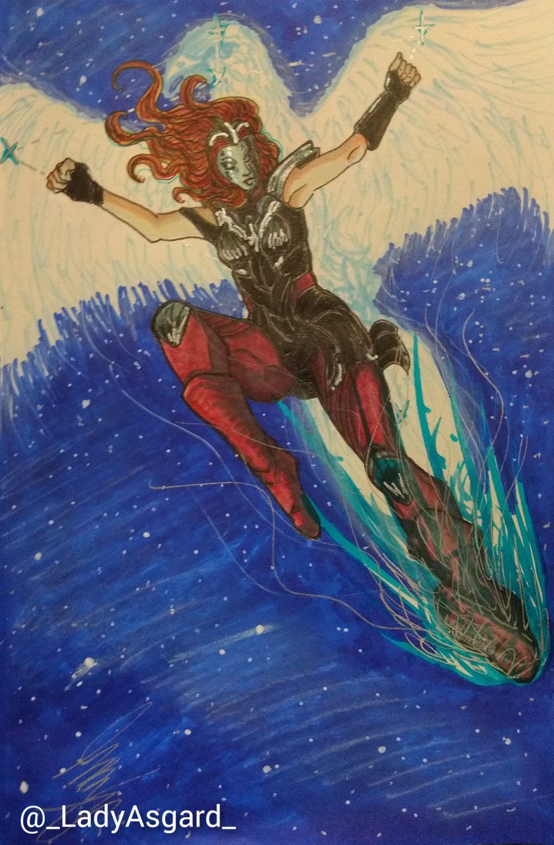 _LadyAsgard_'s tweet photo. Falta nada para el estreno, que mejor que dibujar a Marín?
#knightsofthezodiac #thebeginning #knightsofthezodiacthebeginning #fanart #eaglemarin #marin #eagle #cosmos #eaglefly https://t.co/YN5wHq4SY1