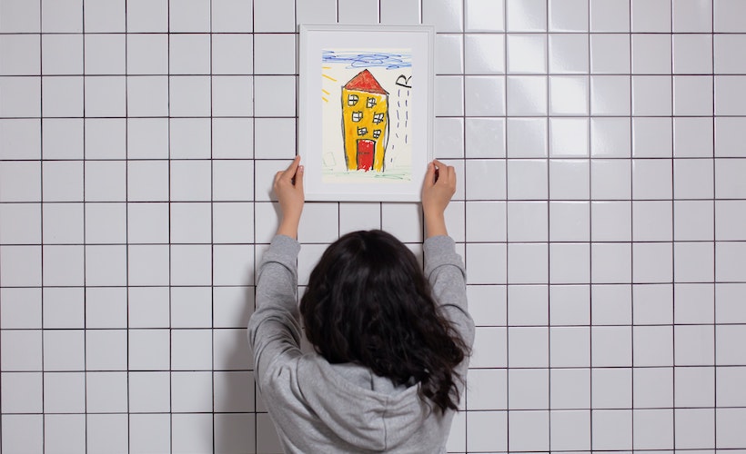 Reductress's tweet photo. Childless Woman Hangs Own Shitty Art on Walls: https://t.co/RHlDhcIsMB https://t.co/zffuK1BFOa