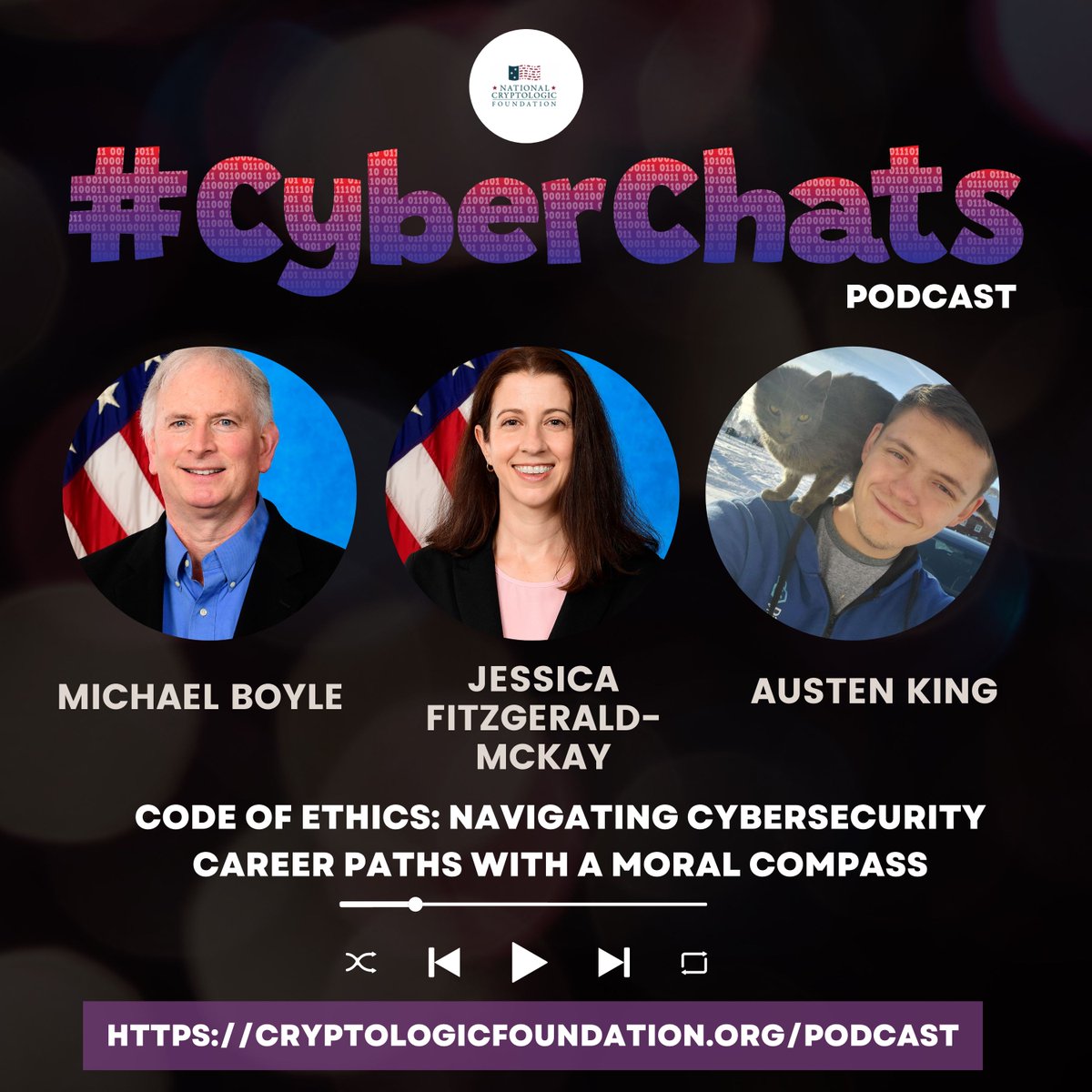 Stay tuned for episode 5 of #CyberChats as we explore the various pathways to #cybercareers and discuss the ethical considerations that may arise in areas such as pen testing vs red teaming, or developing protocols vs hacking and breaking them.
cryptologicfoundation.org/podcast