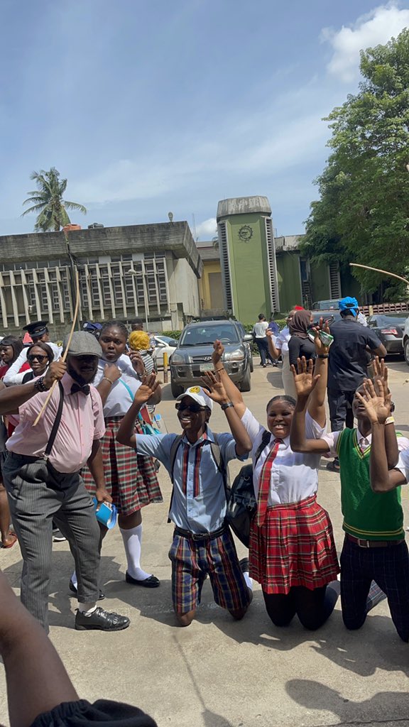 TheStellarClass's tweet image. Costume Day in Faculty of Law, UNILAG 🤩

#costumeday 
#finalyearweek
