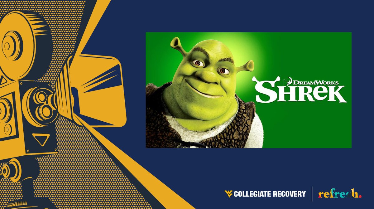 Join <a href="/recovery_wvu/">WVU Collegiate Recovery</a> for a showing of 'Shrek' on the Mountainlair Green, Thursday (4/27) starting at 8 p.m. 🍿