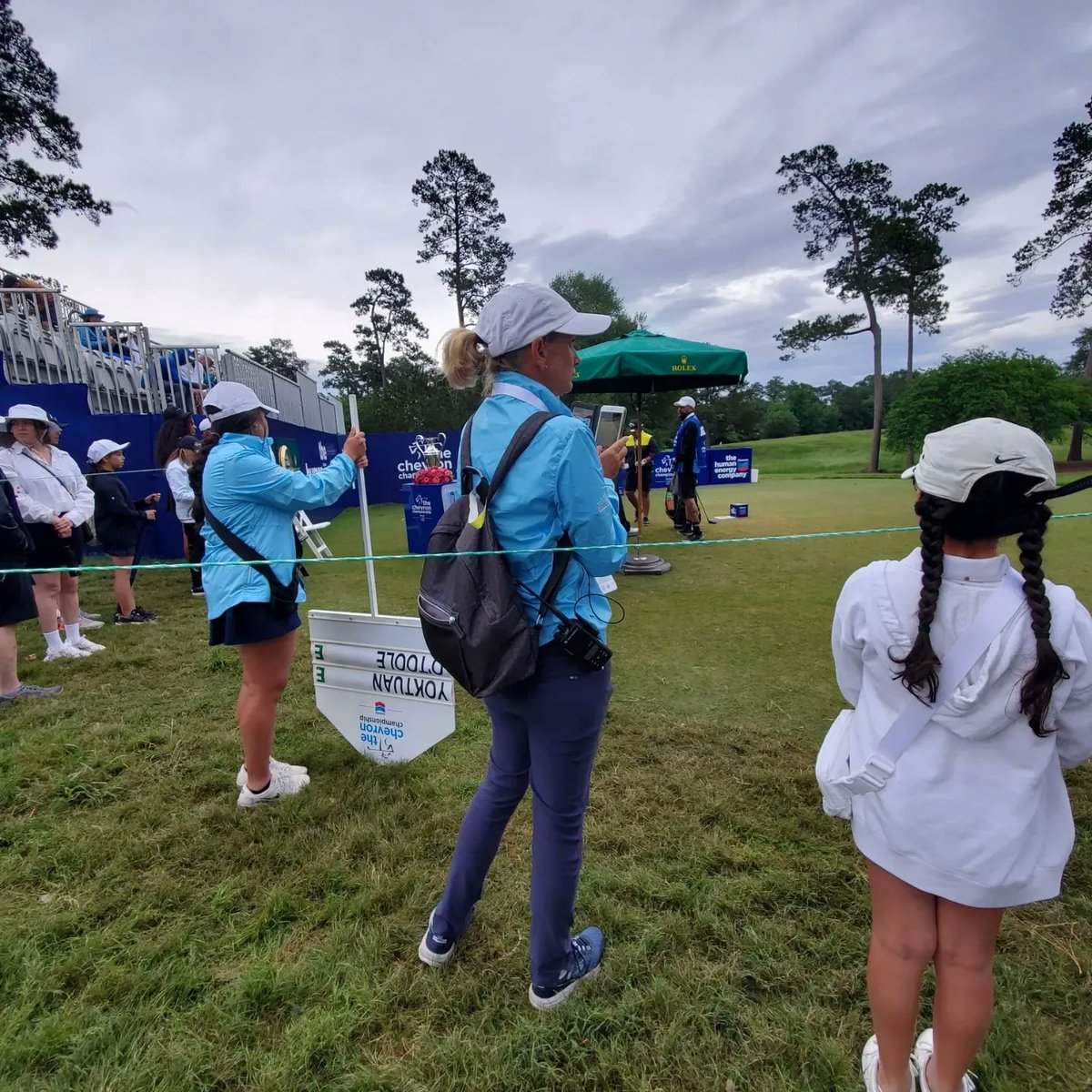 I volunteered @LPGA @Chevron_Golf this past weekend and I enjoyed every minute of it and will never forget this amazing experience with @ryannotoole and @parinprinp. I learned alot and will use this to better my game.⛳️🏌‍♀️

#thechevronchampionship #thestarsarebright ✨️