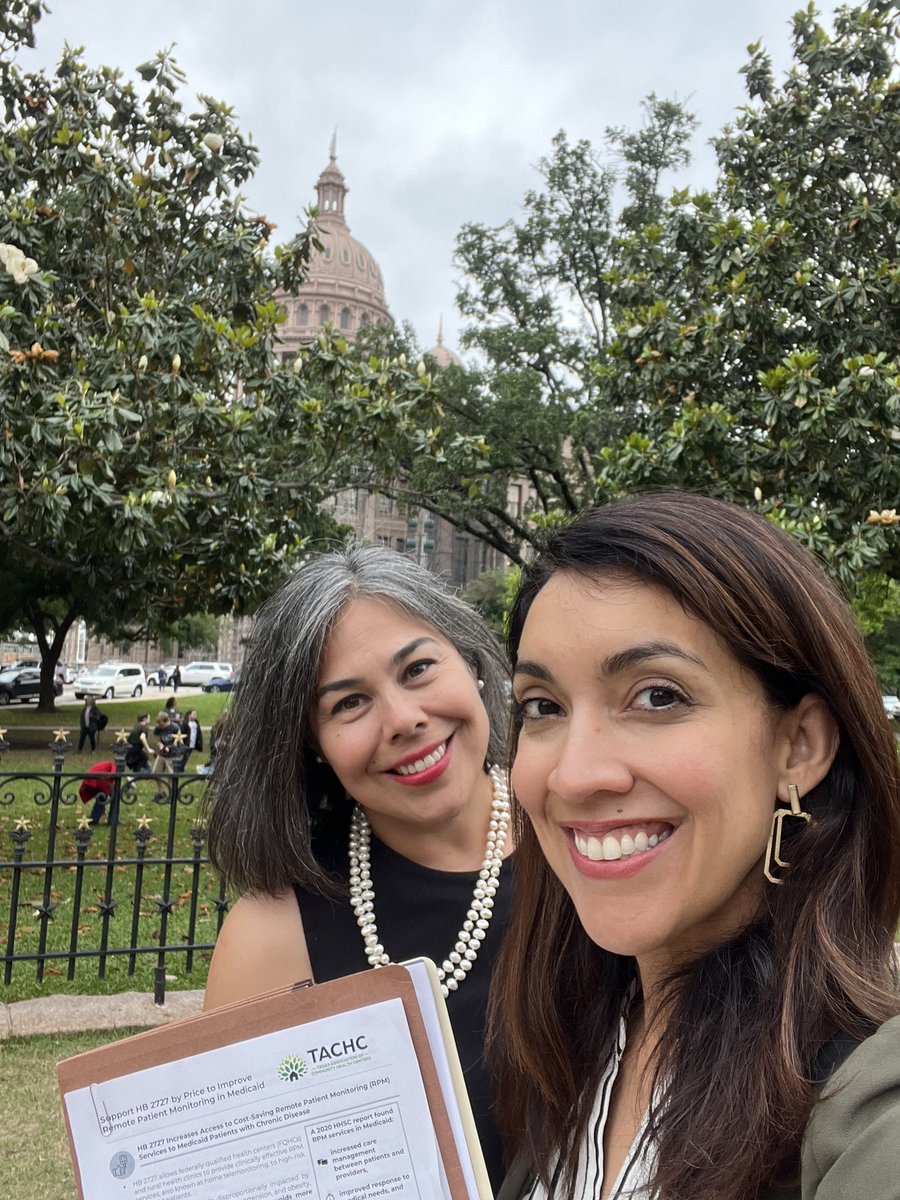 TexasCHCs's tweet photo. Getting our steps in at the capitol. We dropped by one pagers in support of #HB2893 and #HB2727 before the House floor vote tomorrow.#voteyes #equityaccessquality @TXlege https://t.co/GY0IsU3fhr