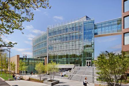 stonybrookalum's tweet image. #TriviaTuesday: Let’s test your knowledge of campus! Can you name this building?
.
.
.
Answer: This is the Simon Center for Geometry and Physics, located on the East side of campus near Harriman Hall.