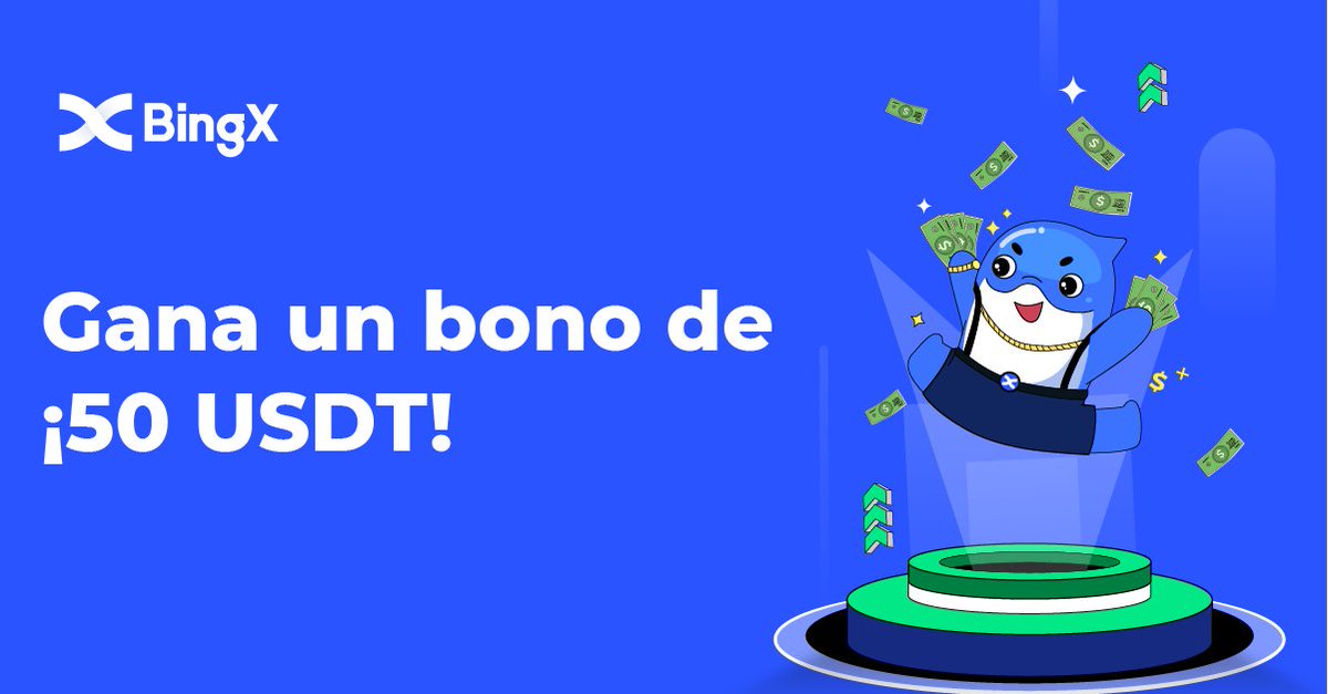 BingX Latino (@bingxlatino) on Twitter photo ¡Vamos a dar un bono de 50 #USDT a 3 personas con suerte!
Solo tienes que:
1-Mencionar a un amigo en los comentarios
2.-Dar RT
3.-Seguir a <a href="/BingXLatino/">BingX Latino</a>
Los ganadores se darán a conocer mediante un sorteo el lunes 2 de mayo. ¡Suerte! ¡Vamos a dar un bono de 50 #USDT a 3 personas con suerte!
Solo tienes que:
1-Mencionar a un amigo en los comentarios
2.-Dar RT
3.-Seguir a <a href="/BingXLatino/">BingX Latino</a>
Los ganadores se darán a conocer mediante un sorteo el lunes 2 de mayo. ¡Suerte!