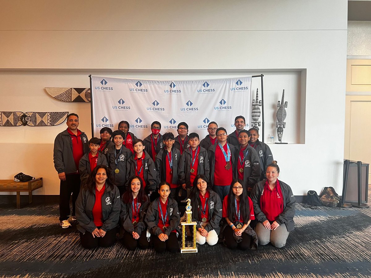 MS_582's tweet photo. #MS582Chess #USChessNationals #ChessChamps #OnToTheNextOne https://t.co/CxqRnmjULO