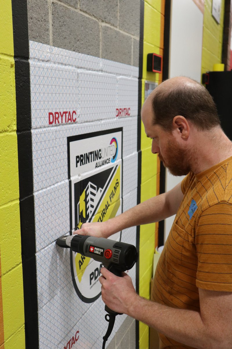 Drytac's tweet photo. We loved supporting @PRINTINGUnited's #PDAA Architectural Films Training and Certification. Congratulations to those who received their PDAA certification + thank you to @PRINTINGUnited for the opportunity to showcase Drytac products on various surfaces.
https://t.co/3A4w1q7Rnr https://t.co/zb3g3mZu8e