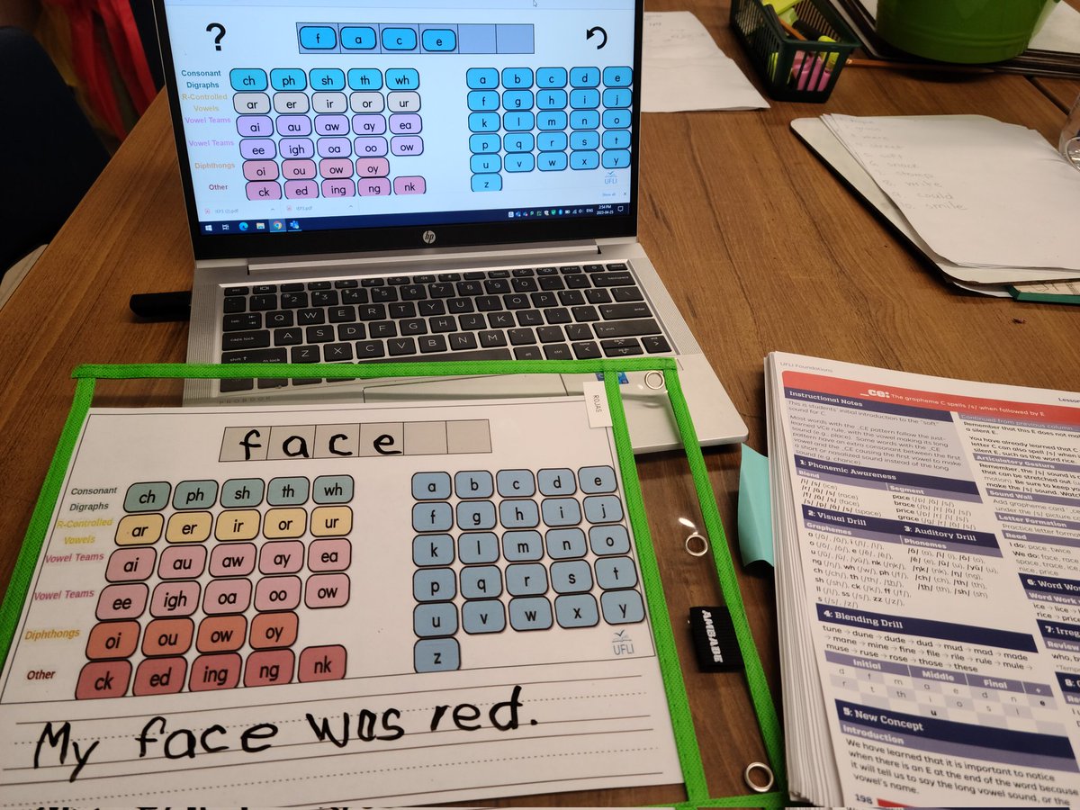 Today's Ss learning involved using our #UFLI word work mat! What a success. It's all coming together! <a href="/tvdsbRickHansen/">Rick Hansen TVDSB</a>