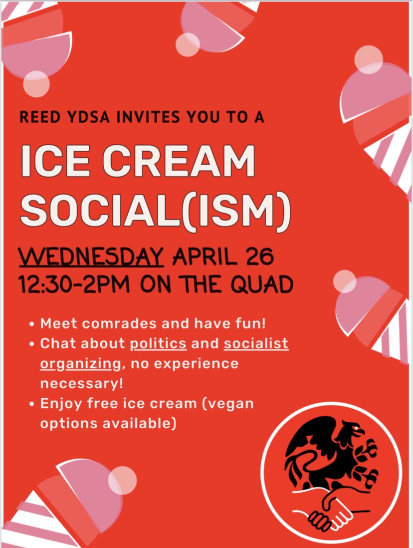 YDSA at Reed College tweet media