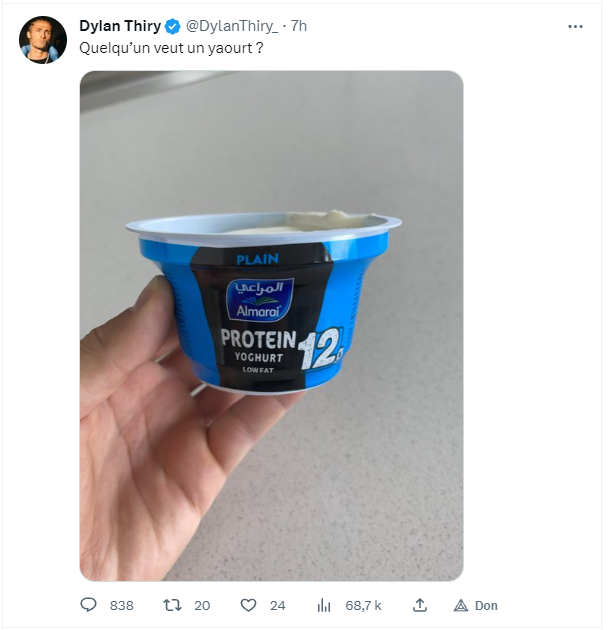 SebGhostRider's tweet photo. A priori profite, il semblerait que bientôt c'est du pain et l'eau qui t'attends ! 
#dylanthierry 
@booba https://t.co/ppWQGu7WUz