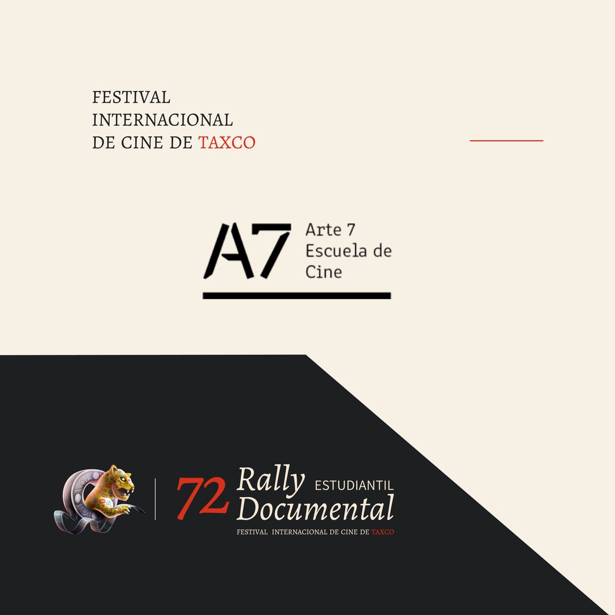 TaxcoFilmFest's tweet photo. 🎬👌 @Arte7cine Plantel CDMX nos acompaña este #VIIITAFF en el 72 Rally Estudiantil Documental:
🎥✨ VIII Taxco Film Fest
👉 Del 21 al 29 de Abril del 2023
#NosVemosenTaxco #LaJoyadelCine #VIIITAFF https://t.co/MjJuXPzxMn
