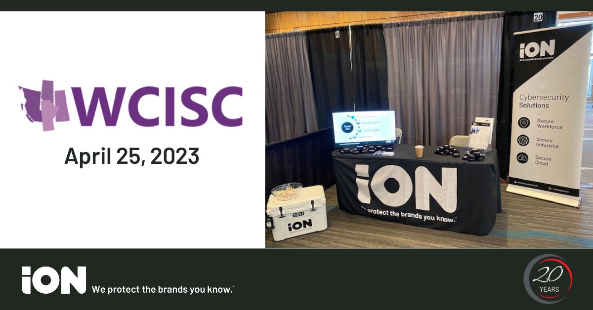 ionunited's tweet image. Hope everyone is enjoying WCISC! 

Be sure to check out iON&apos;s Stephen Mathezer&apos;s presentation &quot;Troubleshooting 101 and Other Skills Gaps in Cybersecurity&quot; at 2:45 pm and visit our booth, G20, to say hi as well as to enter to win a Yeti cooler!

#WCISC2023 #cybersecurity