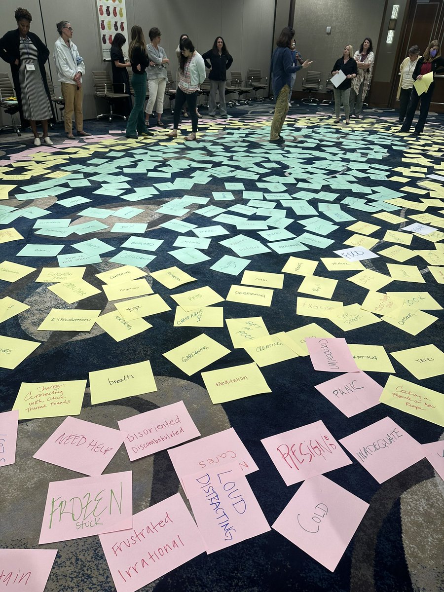 <a href="/CSPfellows/">Clinical Scholars Alumni Network</a> <a href="/RWJF/">RWJF</a> Feeling sad about the last full day of our leadership retreat. I’ve grown so much as a leader. Love all the leadership tools. Today we made a “donut “and moved from “in the grip to in the groove”