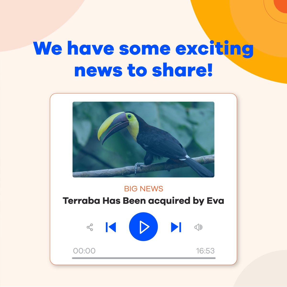 terrabainc's tweet photo. ¡Estamos emocionados de unirnos a la familia @eva_commerce ! 🥳

Sigue nuestra nueva cuenta para estar al tanto de las últimas noticias y actualizaciones. 🎯 https://t.co/t1N0uF3osc