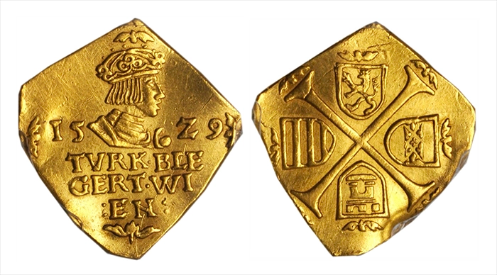 jp_koning's tweet image. Siege coins were emergency issues of coinage improvised by officials in cities under siege, and often cut up from dinnerware &amp;amp; jewellery.

Here's a short history just published by @CoinWeek: coinweek.com/emergency-mone…