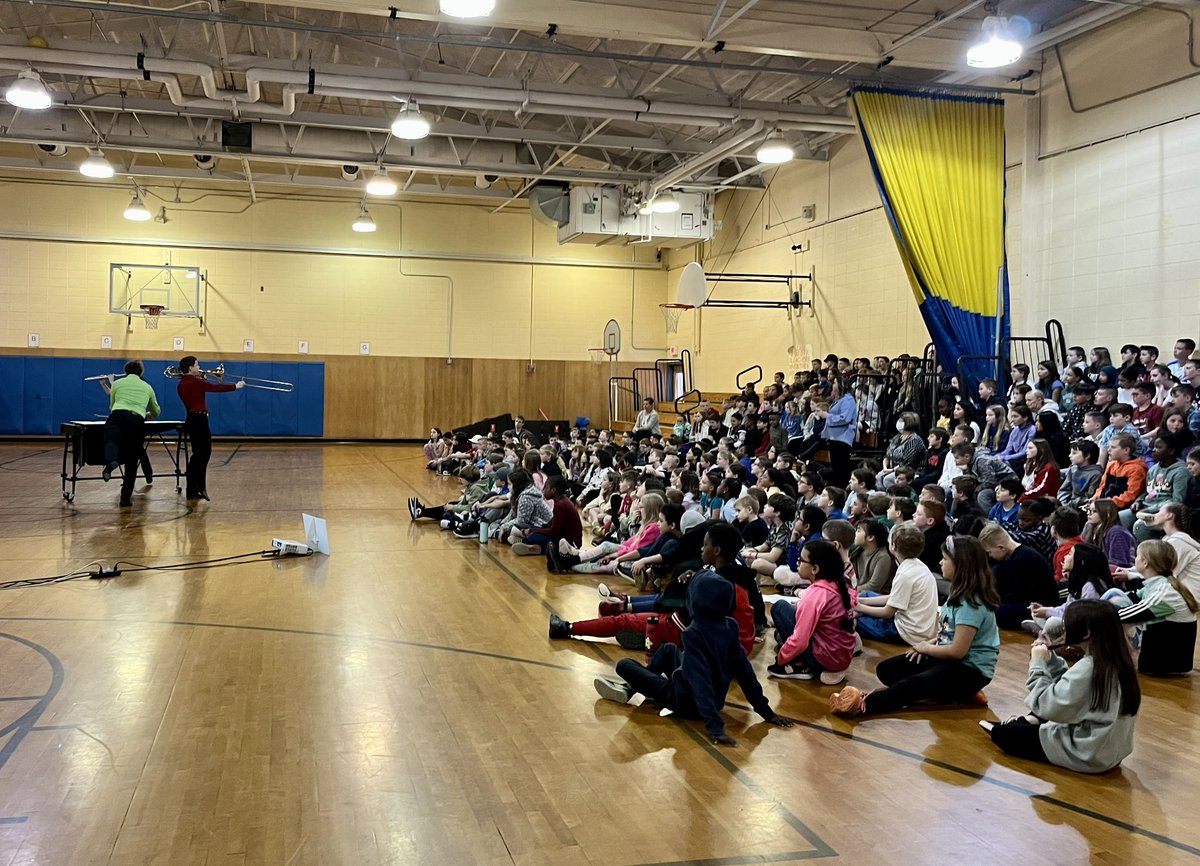 BRRSD_'s tweet photo. LaLiberte students learned about the science behind music! The Fourth Wall Ensemble presented How Music Works for the students to enjoy. LaLiberte students listened to music, learned how it is created, and even enjoyed a dance party. Thank you to @4thWallEnsemble and R.A.V.E! https://t.co/a51fa0lPRa