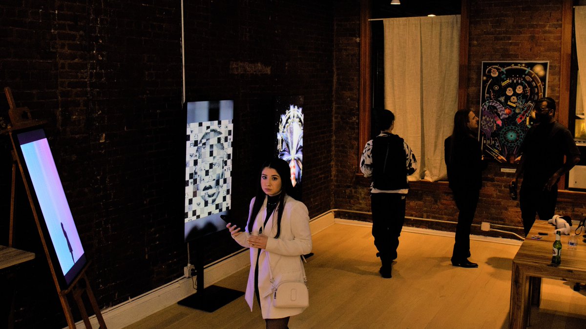 SUBJECTIVE (@subjectivenyc) on Twitter photo Art on display on the 4th floor of <a href="/lume_studios/">Lume Studios</a> for our week long NFT NYC exhibition💫
Featuring works by:
<a href="/Almendrab1/">Almond</a> <a href="/michaelalanart/">Michael Alan Alien</a> <a href="/clay_devlin/">Clay</a> @samalottalove <a href="/surrealistshay/">shay 𓂀</a> <a href="/SukiVIoletSu/">Suki Violet Su</a> <a href="/brockleegue/">Deansace.eth</a> Art on display on the 4th floor of <a href="/lume_studios/">Lume Studios</a> for our week long NFT NYC exhibition💫
Featuring works by:
<a href="/Almendrab1/">Almond</a> <a href="/michaelalanart/">Michael Alan Alien</a> <a href="/clay_devlin/">Clay</a> @samalottalove <a href="/surrealistshay/">shay 𓂀</a> <a href="/SukiVIoletSu/">Suki Violet Su</a> <a href="/brockleegue/">Deansace.eth</a>