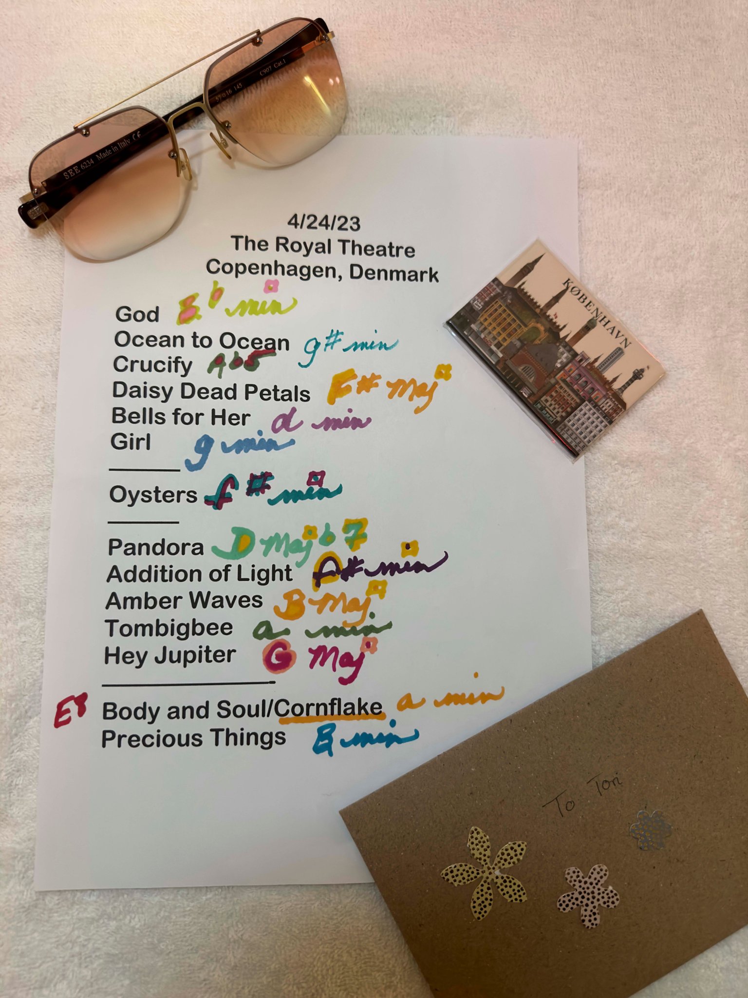 tori amos on Twitter "Here’s the setlist from Copenhagen. https//t.co