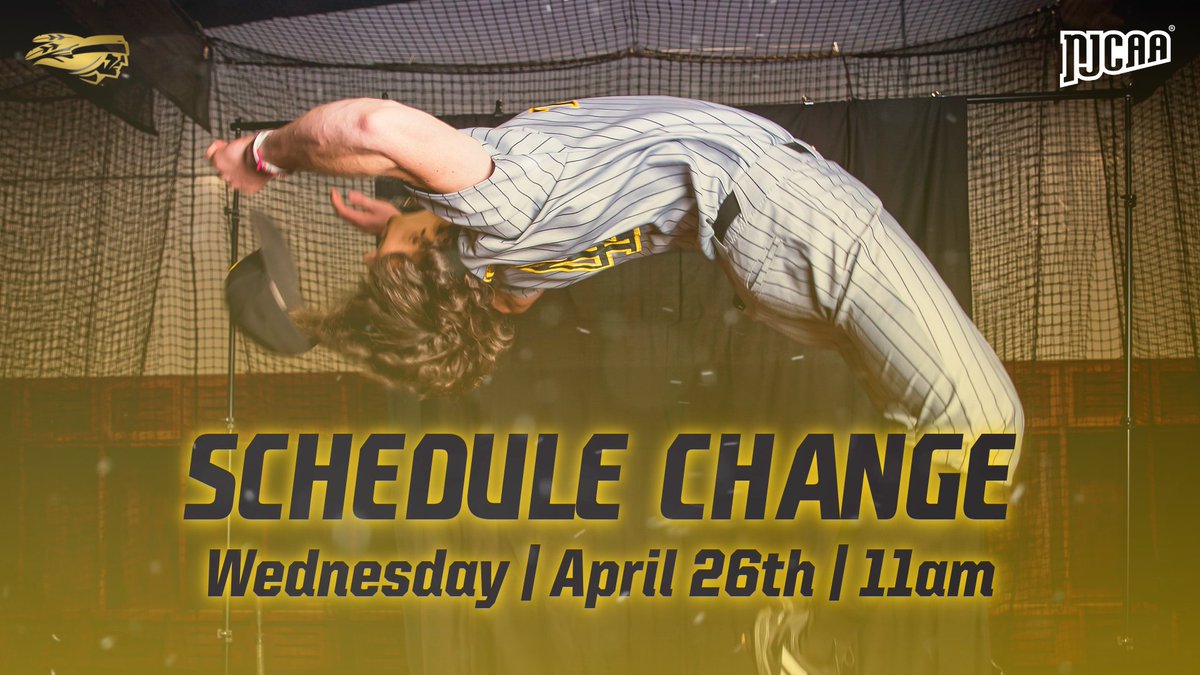 TJCBaseball's tweet photo. 🚨Schedule Change🚨  

Tomorrow's DH at Mike Carter Field has been moved up to an 11am start!  Come out to the Carter and support your Apaches as they compete this week for the Region XIV East Conf Title. https://t.co/LA3uWff6ed