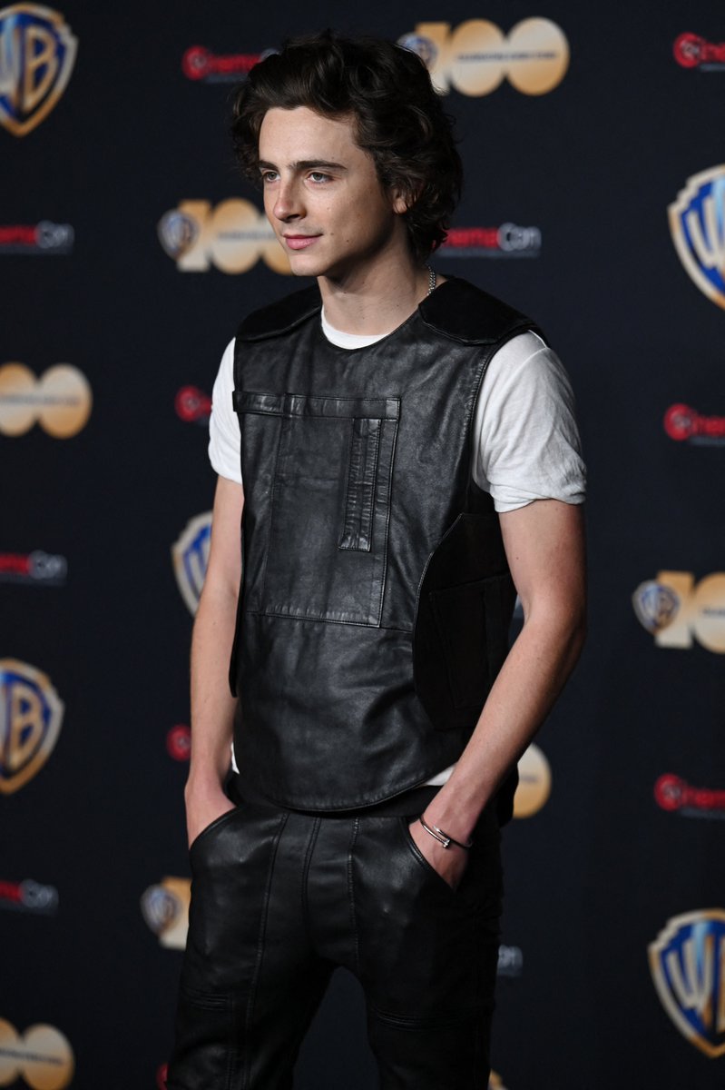 Timothee Chalamet at #CinemaCon.