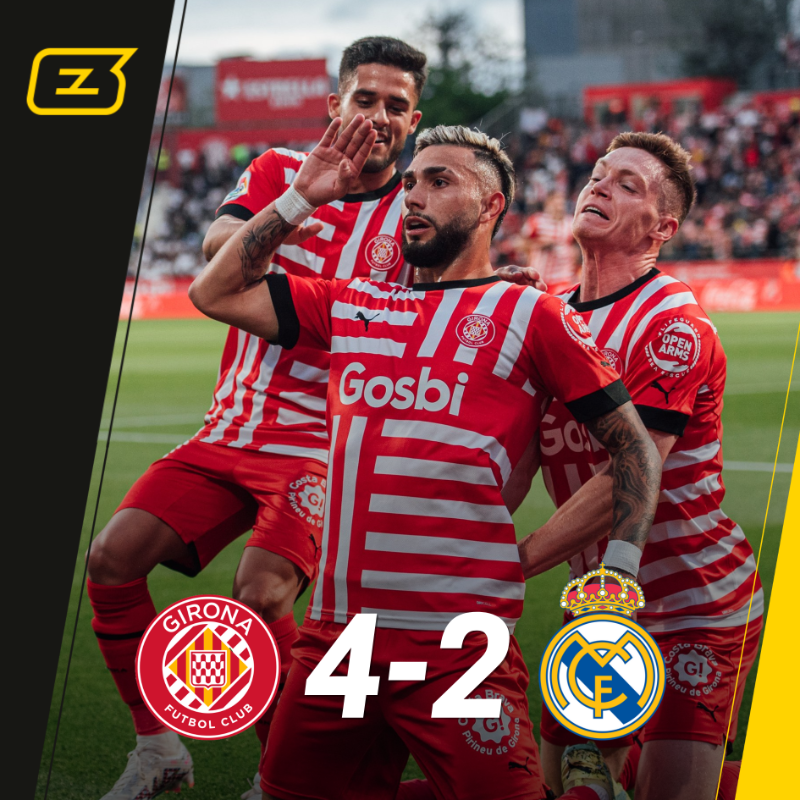 esport3's tweet photo. 🔚 FINAAAAAAAL!

💥 El Taty Castellanos i el Girona fan història en una nit màgica a Montilivi davant el Reial Madrid

#GironaRealMadrid