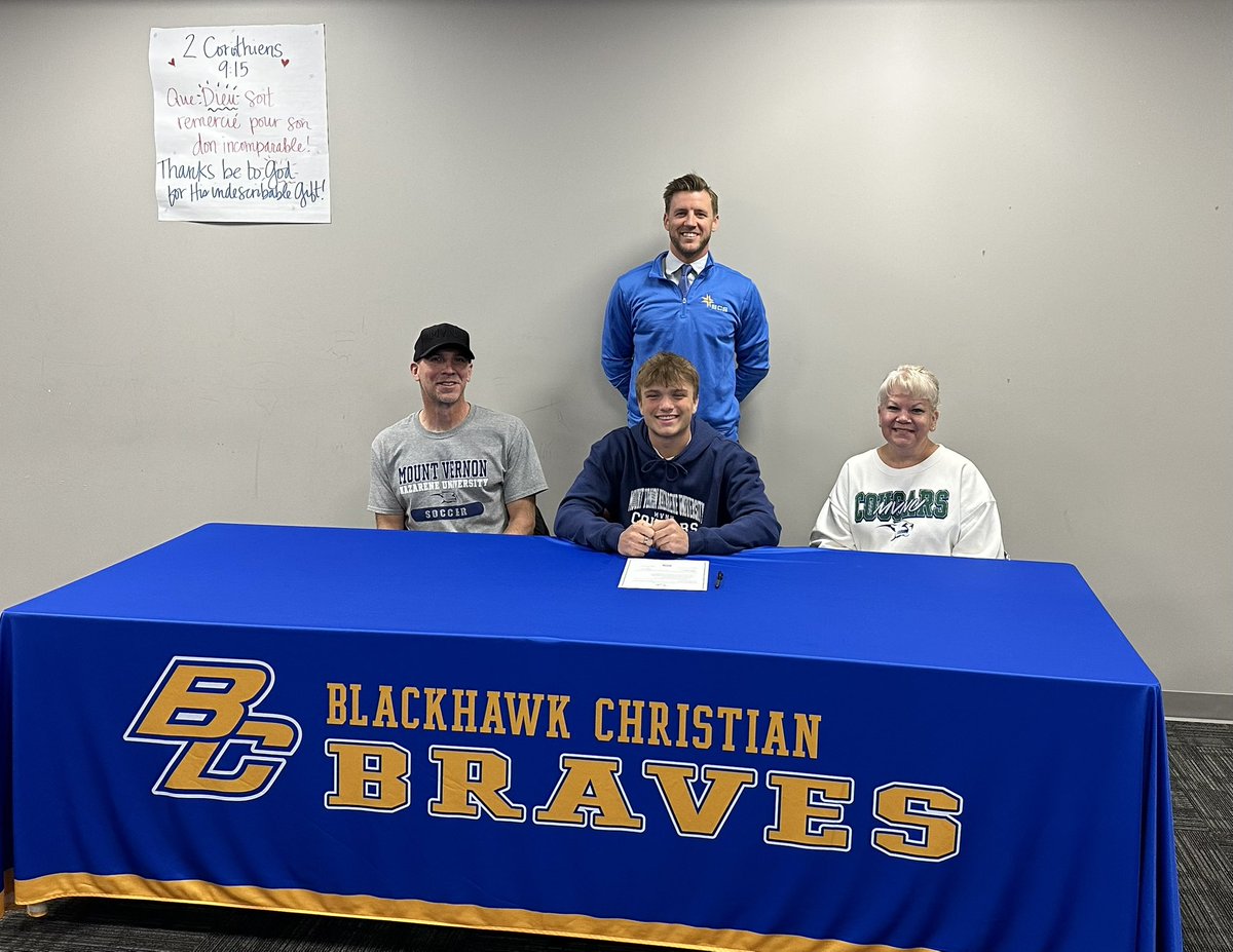 Congratulations to Troy Kelley on signing with Mt. Vernon Nazarene to play soccer next year!