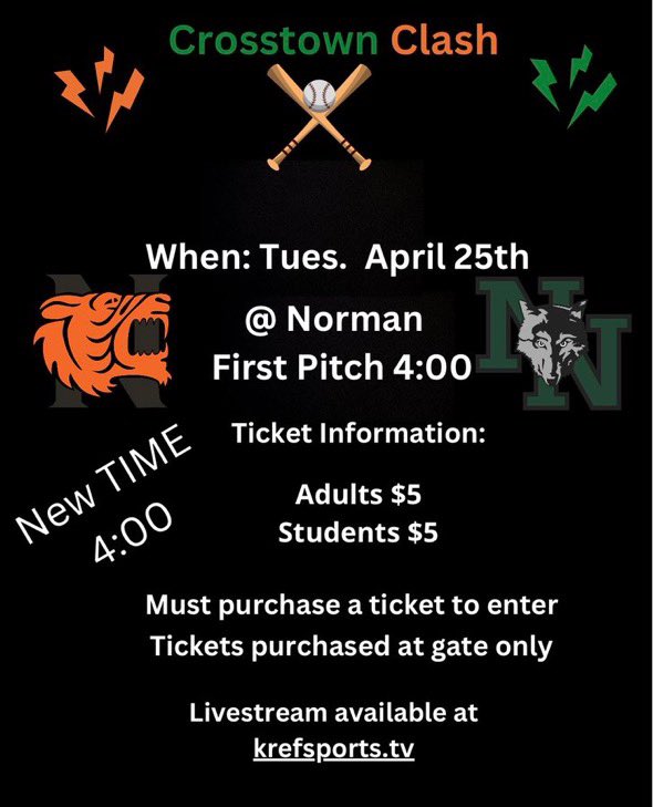 ‼️ NEW START TIME ‼️

Game moved to 4pm. Gates open at 3pm. Put on your rain jackets and come out for another Clash!