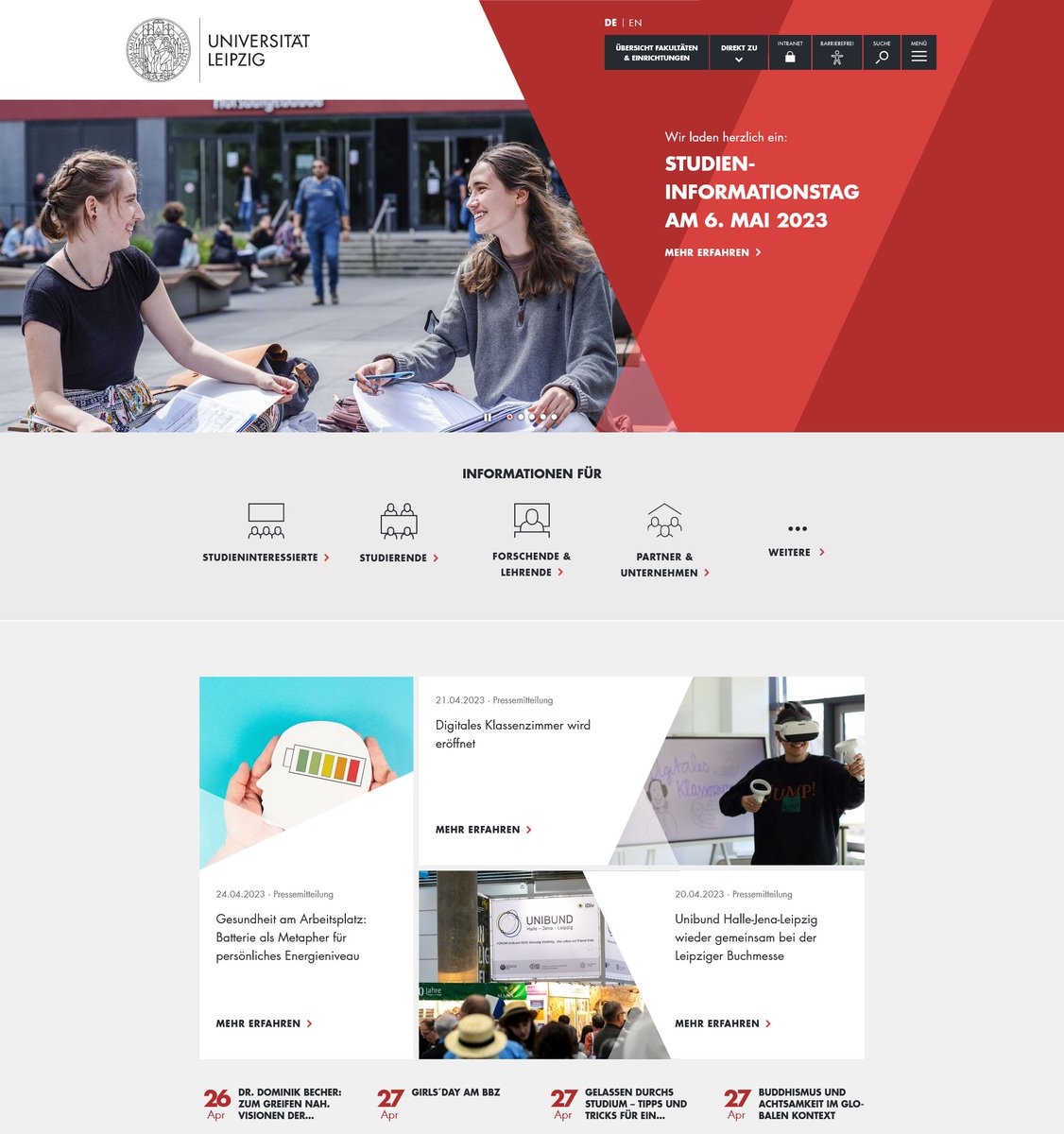 Just noticed our research on health promotion at work #momentum <a href="/VolkswagenSt/">VolkswagenStiftung</a> is featured on the starting page of #UniLeipzig. Clearly an uplift and boost to my personal level of #humanenergy today. #interdisciplinarity #rechargebatteries #IOpsych #MindTheGapTalentsMayLeave