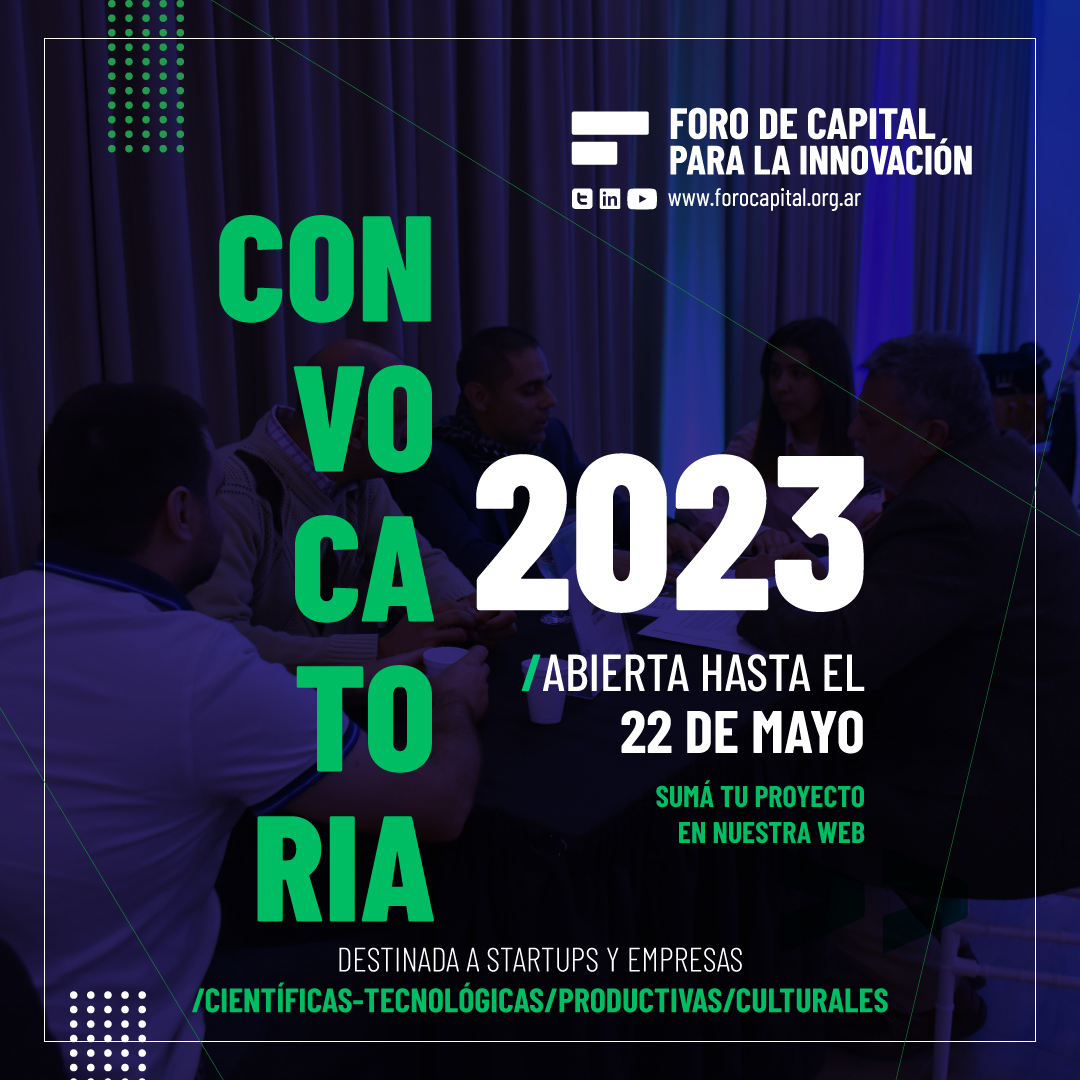Foro_de_Capital's tweet photo. 💡CONVOCATORIA ABIERTA DEL FORO DE CAPITAL PARA LA INNOVACIÓN

📆Hasta el lunes 22 de mayo de 2023 se pueden presentar empresas formalmente constituidas y tecnológicamente innovadoras.

#innovación #Inversores #Emprendedores #innovacion #startups #forodecapital https://t.co/8YNwyBt7UA