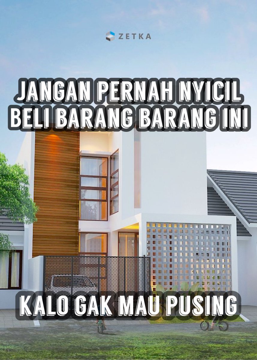 Jangan beli barang ini kalo gak mau boncos 

— A Thread