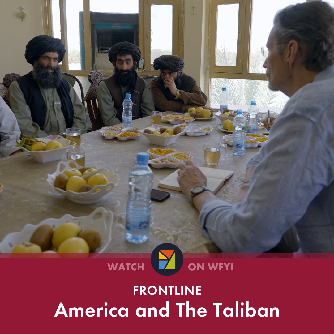 wfyi's tweet image. How America's 20-year investment in Afghanistan culminated in Taliban victory.

#FrontlinePBS | America and the Taliban
📺Tune in for the final episode of this 3-part series tonight at 10 p.m. #OnWFYI
💻Stream more with #WFYIPassport on the PBS App: bit.ly/3KhYw1G