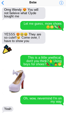 EAVESDROPPER on Twitter: "📱 Bebe and Wendy's leaked texts"