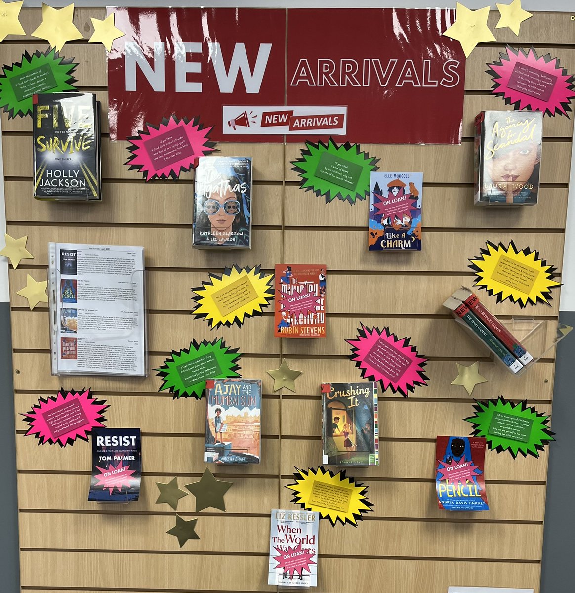 New term can only mean 1 thing in the library…new books! You’d better be quick though, as many have already been checked out!