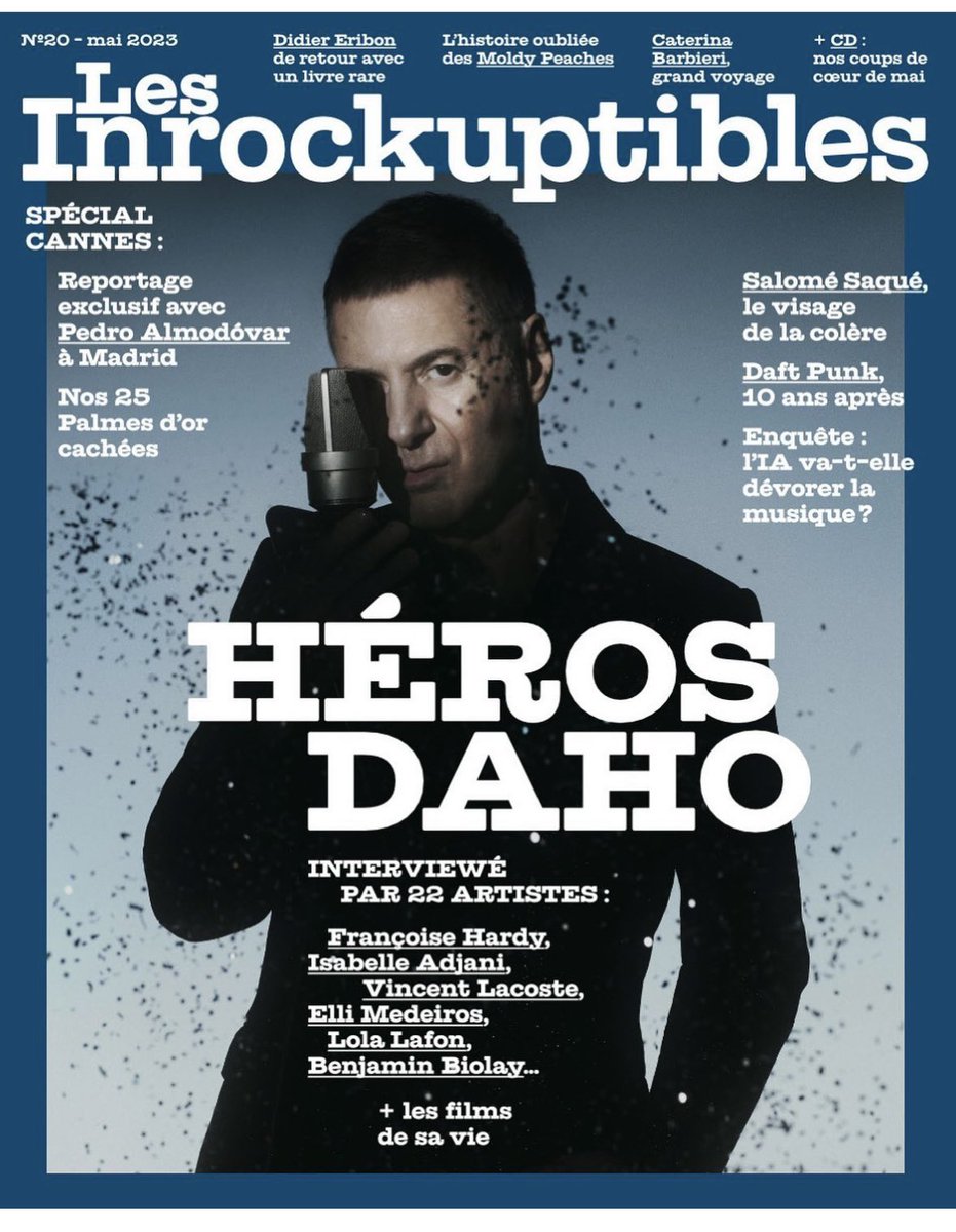 En mai fais ce qu’il te plait. #Musique #daho #lesinrockuptibles