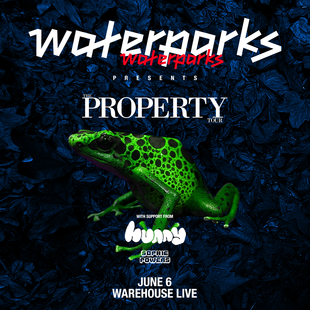 HOUSTON – WATERPARKS COMING TO WAREHOUSE LIVE ON JUNE 6!!!! 
LIMITED TICKETS LEFT.