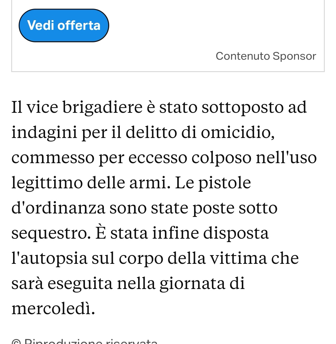 LUIGINATURRI's tweet photo. @LaFrancie @GiorgiaMeloni Solidarietà totale sia all'agente ferito che a chi ha sparato. https://t.co/CemB8ZrLAM