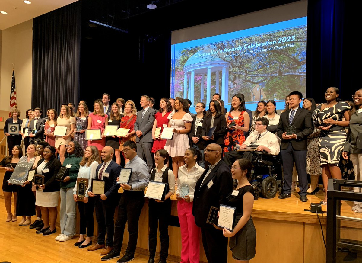 KevinGuskiewicz's tweet photo. Congratulations to this year's Chancellor's Award winners! Thank you for all you have done to pursue excellence and build community across our campus. https://t.co/qbBWRdHneF