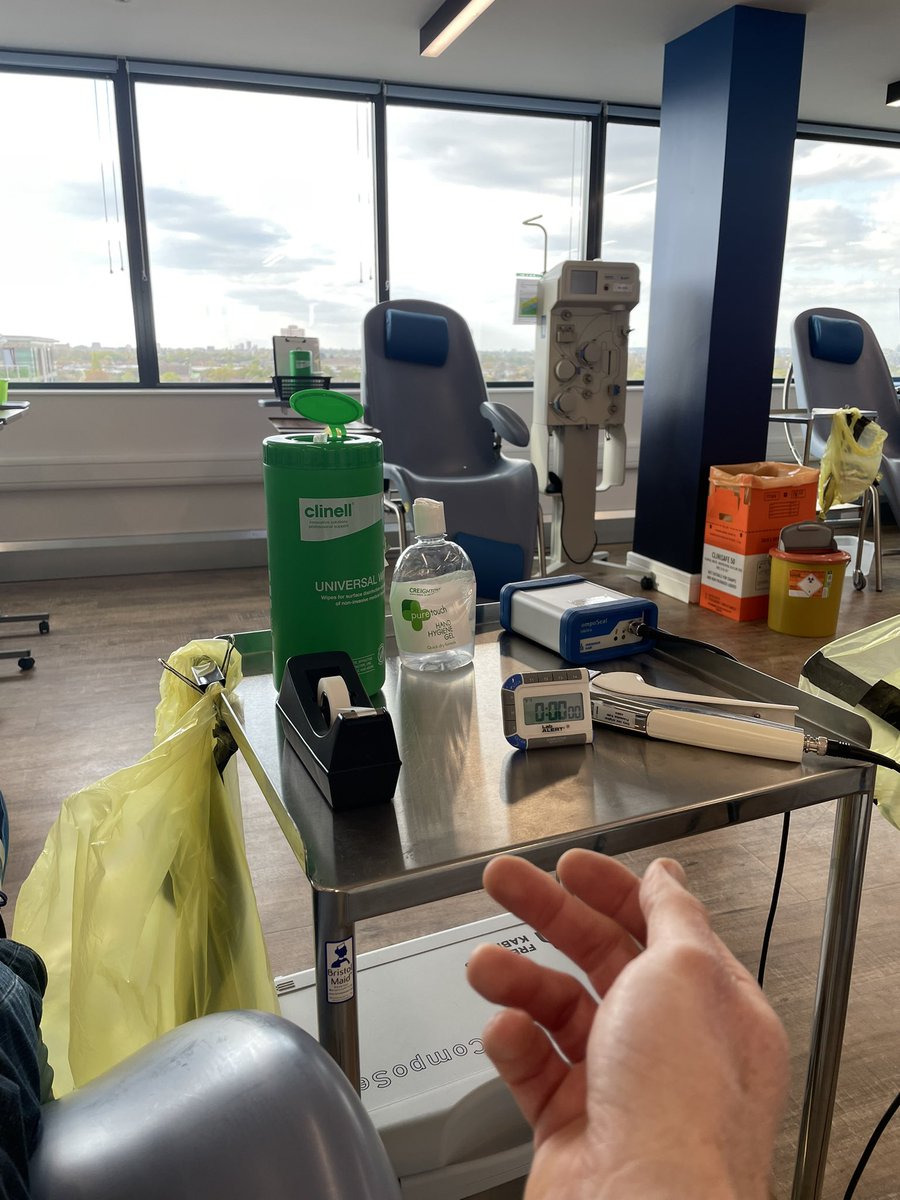 A Donation With A View today @GiveBloodNHS #PlasmaDonationWeek