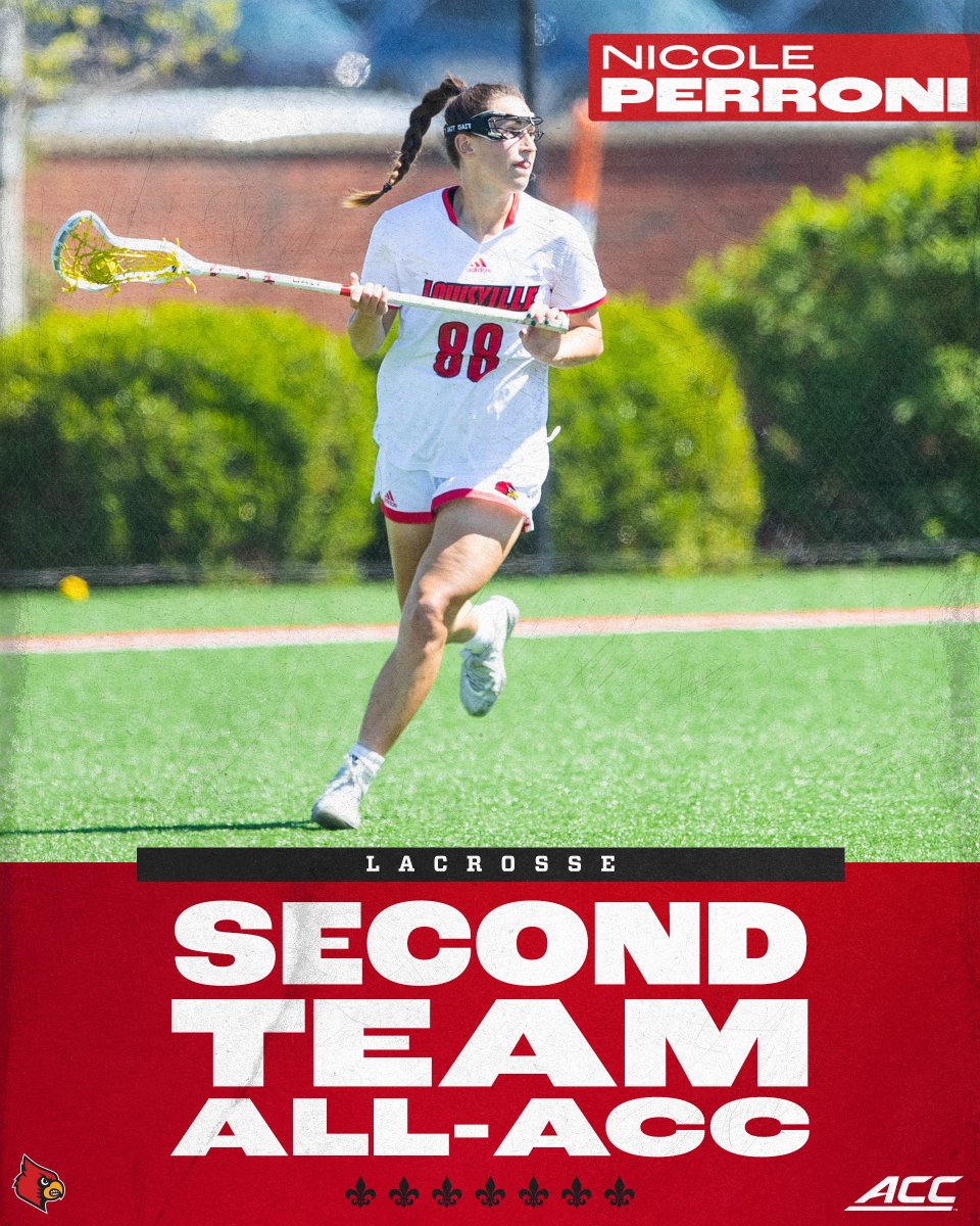 LouisvilleLax's tweet photo. Congrats to our two ACC honorees!! 👏

▪️ @_nicoleperroni: Second Team All-ACC
▪️ Negai Nakazawa: All-Freshman Team 

Details: https://t.co/cIlCB5tQLH

#GoCards https://t.co/QqlqC61wRM