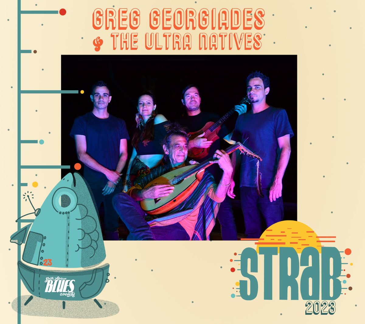This is going to have you jumping! These guys always bring an incredible vibe. We're so happy to announce, for STRAB 2023:

<a href="/GregGeorgiades/">GregGeorgiades</a> and the Ultra Natives!

We're keeping that STRAB heat coming!

You NEED Tickets NOW ---> strab.co.za

#STRAB #STRABfest