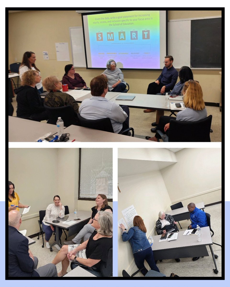 The School of Education's Diversity, Equity, and Inclusion Committee hosted its fourth community engagement session today, using data collected over the last year to inform a draft of goals and action steps for increasing diversity, equity, and inclusion throughout the SOE.