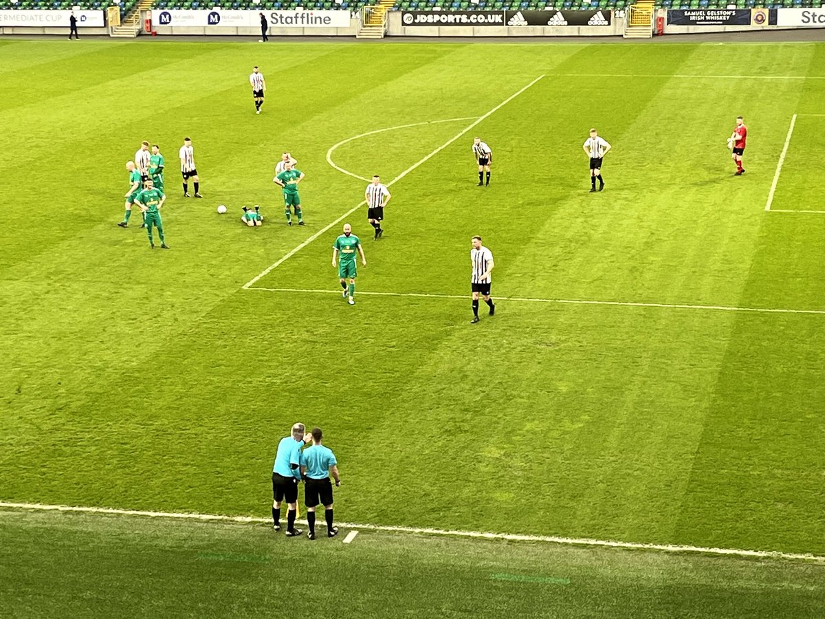 PaulVance63's tweet image. Crumlin Star v St Oliver Plunkett FC - McComb’s Coach Travel IFA Intermediate Cup Final - National Stadium at Windsor Park… #McCombsCoachTravelIntermediateCup #IntermediateCupFinal #IrishFA #CrumlinStarFC #SOPFC #JMBAWA #WeAreCrumlinStar