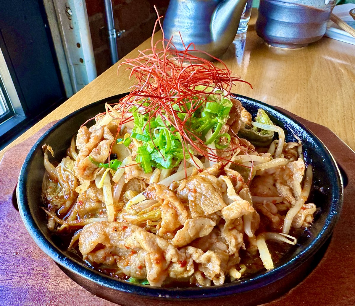 Try our Buta Pork Kimchee at <a href="/OtotoDenver/">Ototo Den</a> ototoden.com We're open for dinner 4:30-10:00 pm Wed.- Sun.