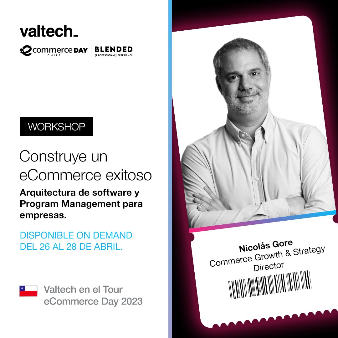 valtech_ar's tweet photo. Descubrí por qué la arquitectura de software es clave para el éxito del eCommerce de tu empresa. Aprenderás la importancia del program management para obtener los mejores resultados.

Registrate acá: https://t.co/KdaAGA2Vqg

#eCommerce #SoftwareArchitecture #ProgramManagement https://t.co/wL8uxeFbiV