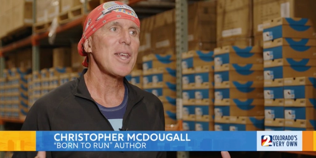 XeroShoes's tweet photo. @fox31denver's Chris Tomer stopped by Xero Shoes' new warehouse to meet with his buddies, @ChrisMcDougall and @borntoruncoach, and see their new #BorntoRun shoes. 🤩 

Watch the segment to learn why they're so excited to partner with #XeroShoes 👉  https://t.co/vlUV0dsDwt https://t.co/XlQVm0aumK